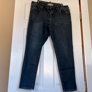 Dark blue size 14 denim legging